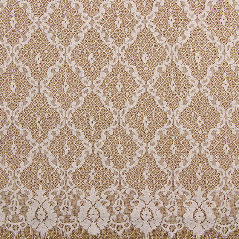 FREEDOMBEAUTY | Lace curtains lace lace rhombus cross lace fabric women's dress lace accessories fabric underwear
