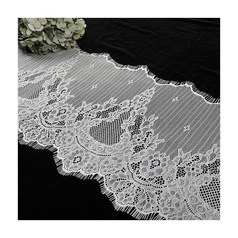 FREEDOMBEAUTY | 25cm Spot eyelash lace lace fabric clothing accessories pajamas accessories furniture decorative fabric