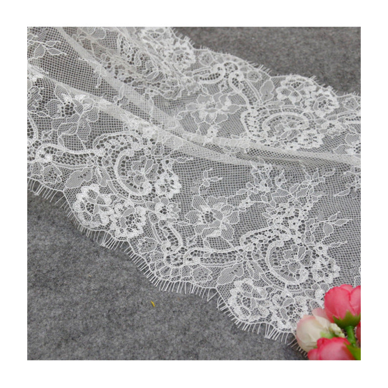 FREEDOMBEAUTY | Fashion hot-selling eyelash lace, women's dress lace splicing accessories, hollow positioning lace