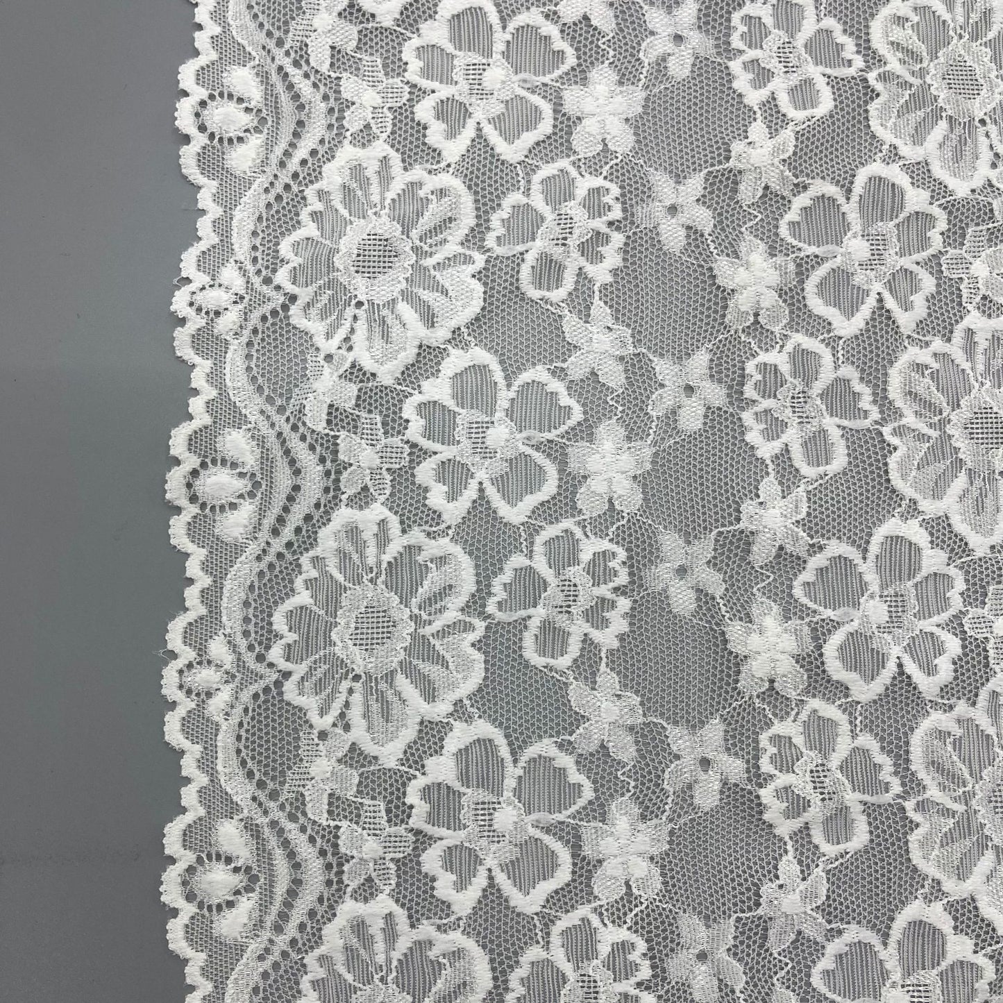 freedombeauty|20CM Nylon Lace Trim Elastic Lace Trim for Underwear Skirt Hem Gloves Socks Accessories