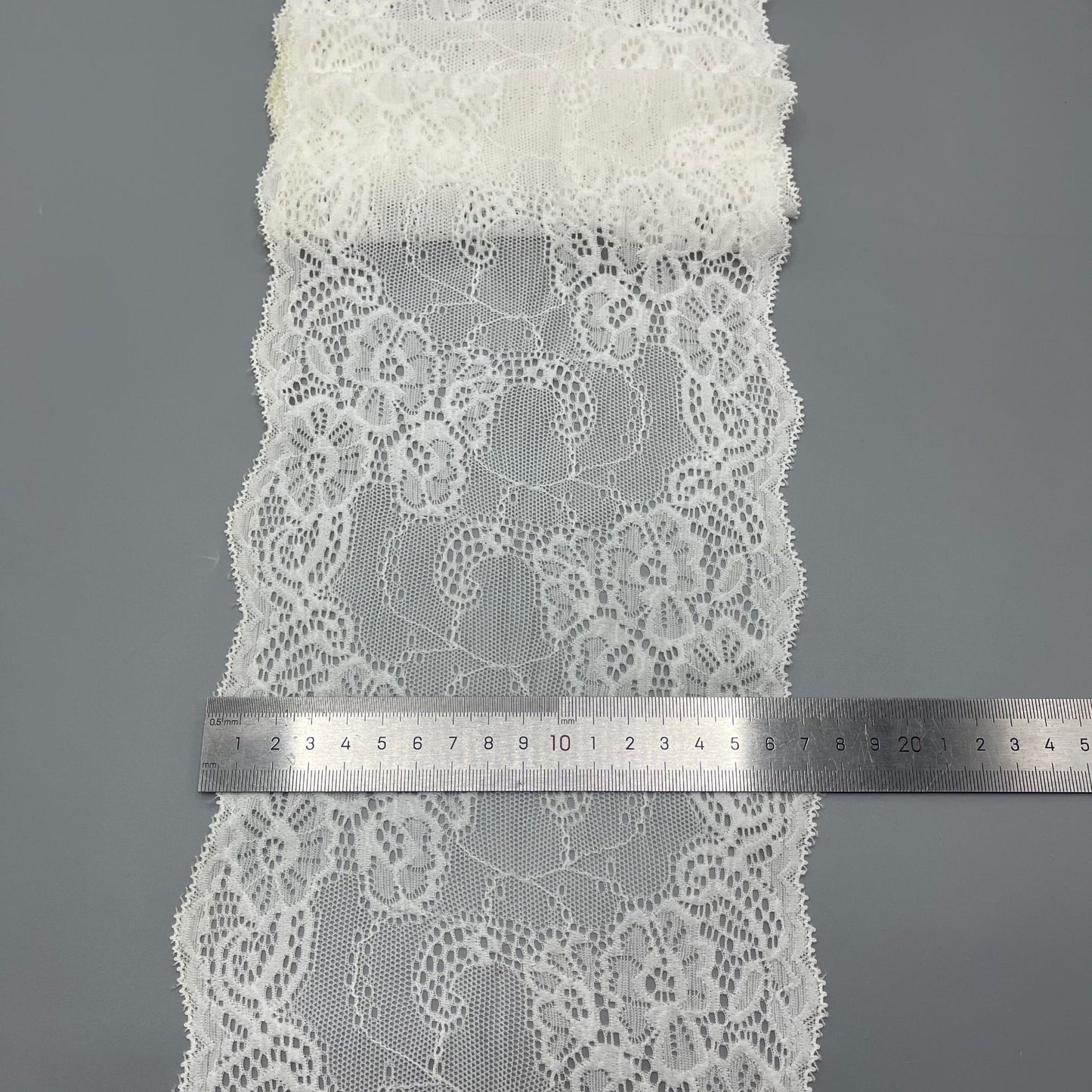 freedombeauty|17CM Nylon Lace Trim Elastic Lace Trim for Underwear Skirt Hem Gloves Socks Accessories