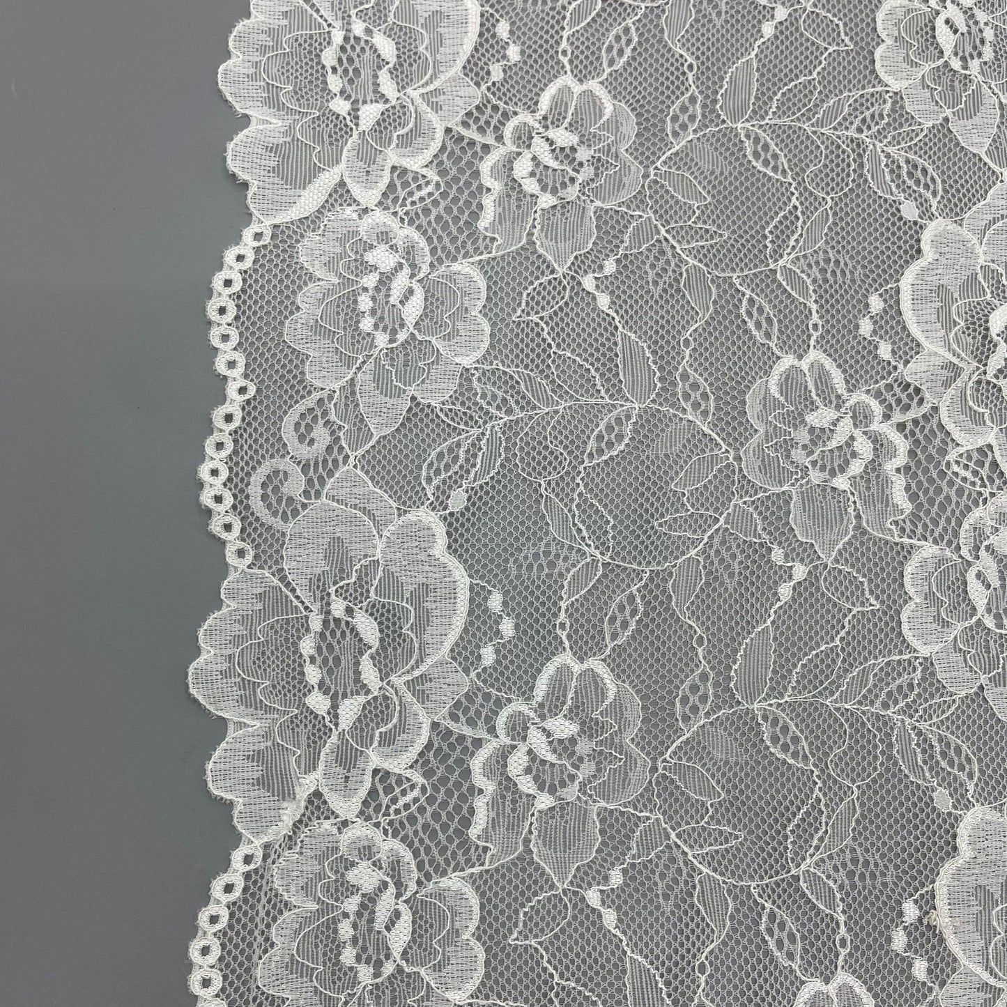 freedombeauty|22CM Black and White Hollow Elastic Lace Trim DIY Clothing, Lingerie Trim, Wedding Dress Decoration Accessories