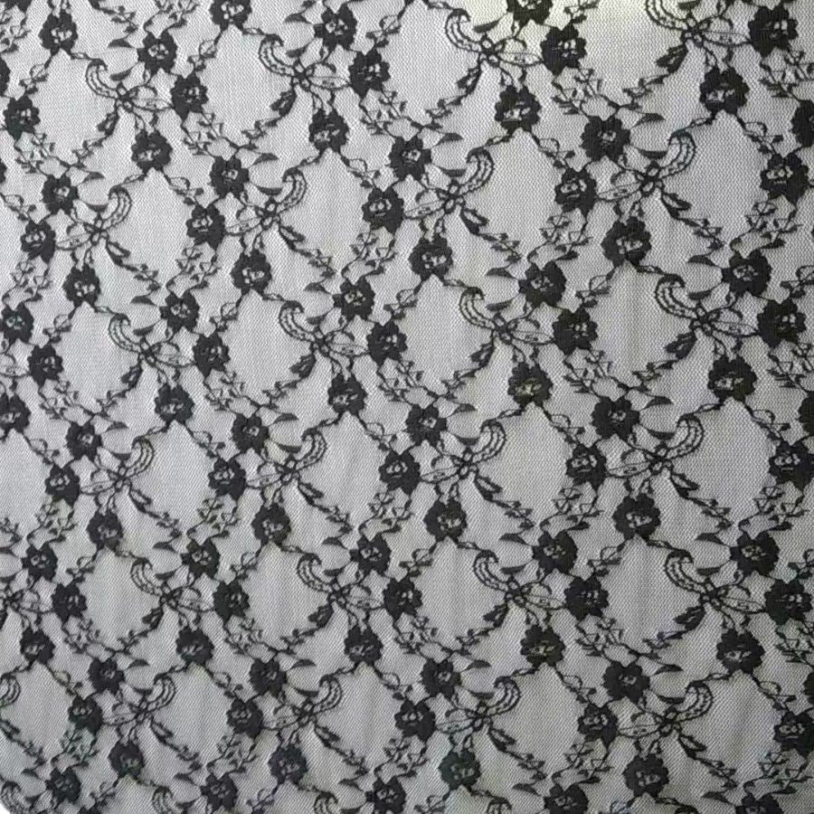freedombeauty|Hot Selling Popular Nylon Stretch Lace Fabric Soft Base Pocket Decorative Cuffs Mesh Women's Dress Gift