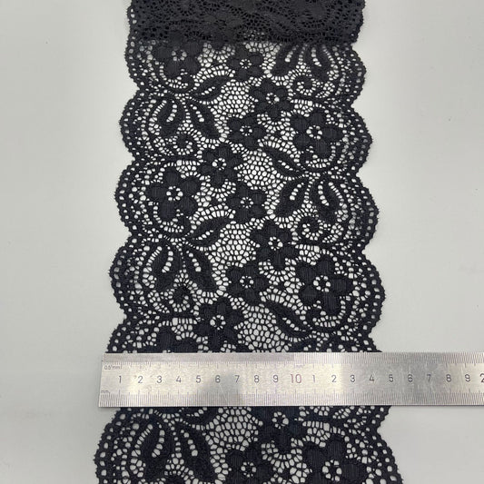 freedombeauty|15cm Lace Trim Handmade Wedding Dress Accessories Nylon White Hollow High-end Custom Border