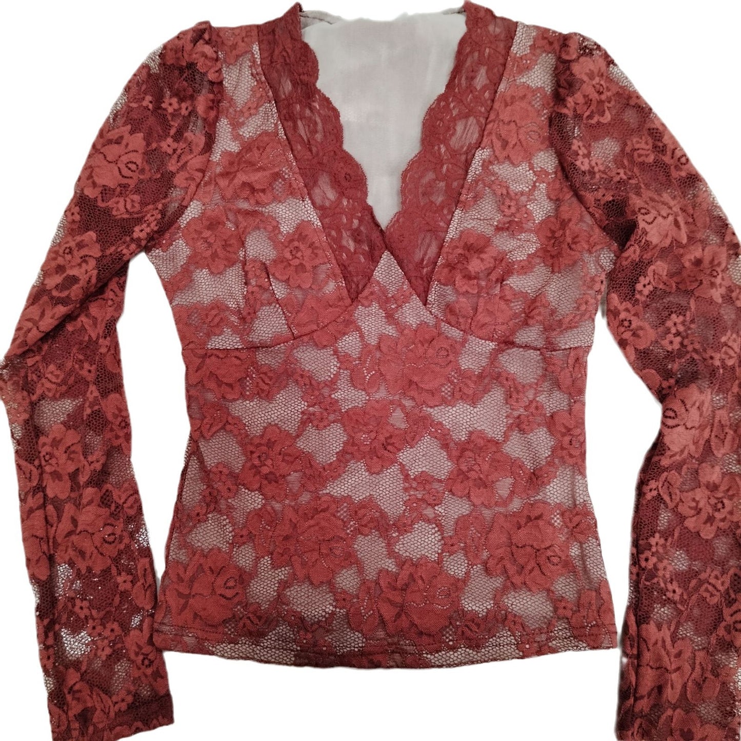 freedombeauty|New Nylon Lace Fabric Lightweight Soft Skin-friendly Double-sided Stretch Connected Rose Flower Women's Base Layer Underwear Fabric