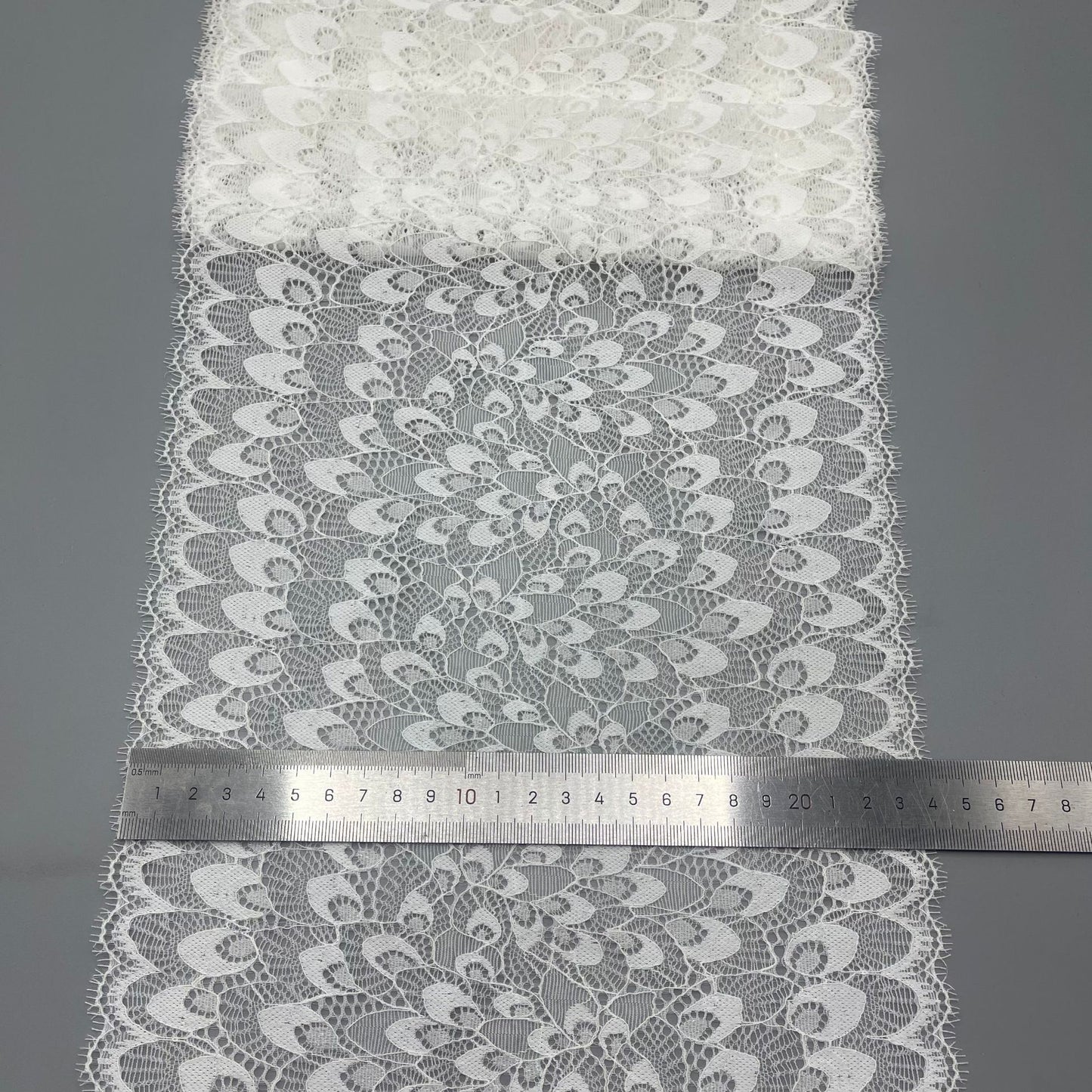 freedombeauty|23CM Elastic Eyelash Double-Sided Elastic Lace Trim DIY Wedding Dress, Clothing, Lingerie Accessories