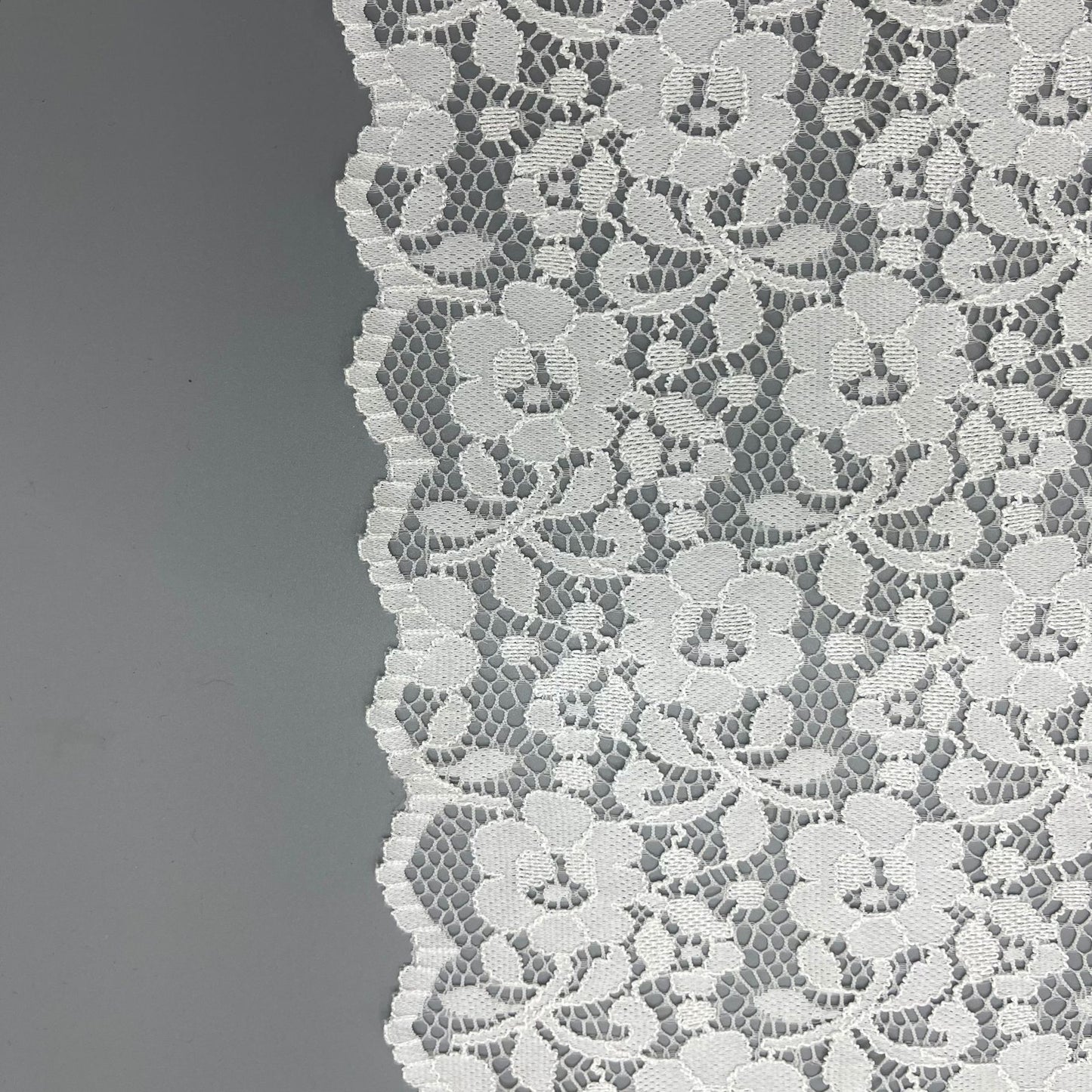 freedombeauty|18CM DIY Wedding Dress Accessories White Elastic Hollow Lace Trim Nylon High-end Design