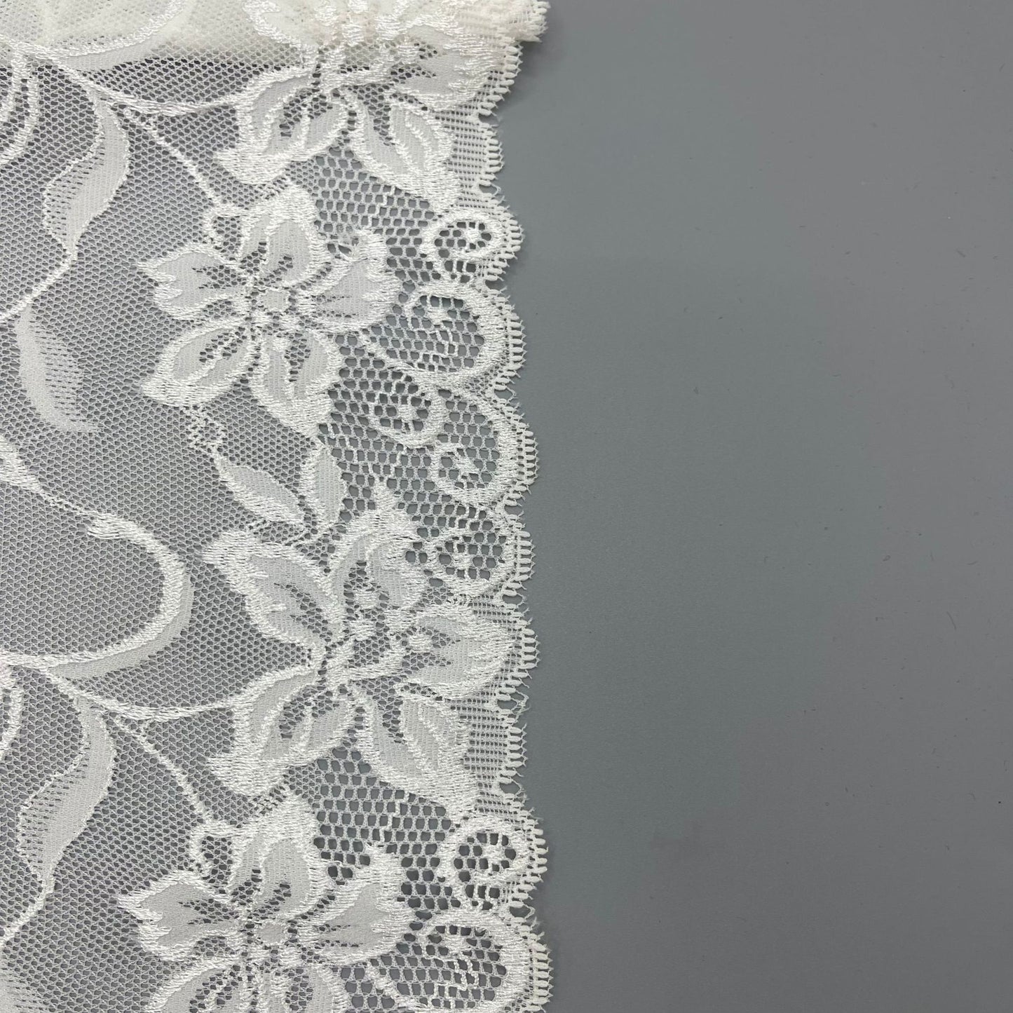 freedombeauty|20CM White Hollow Lace Trim Nylon Lace Accessories Handmade Wedding Dress Decoration Lace