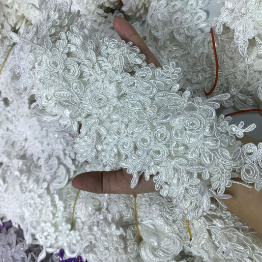 Freedombeauty | Supply Computer Embroidery Car Strand Lace Wedding Dress Fashion Accessories
