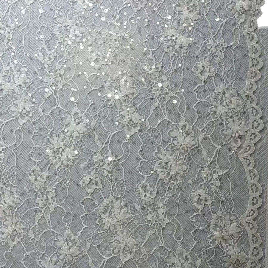 freedombeauty|Sequin Thin Nylon Stretch Lace Wedding Dress Three Flower Leaf Base Clothing Accessories Decoration Children's Pocket Bag