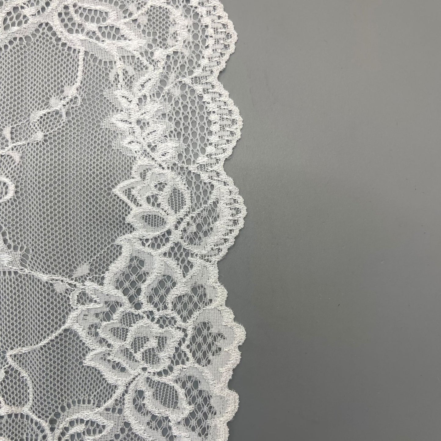 freedombeauty|18CM In Stock Elastic Lace Wide Trim DIY Wedding Dress, Car Figurine, Doll Lace