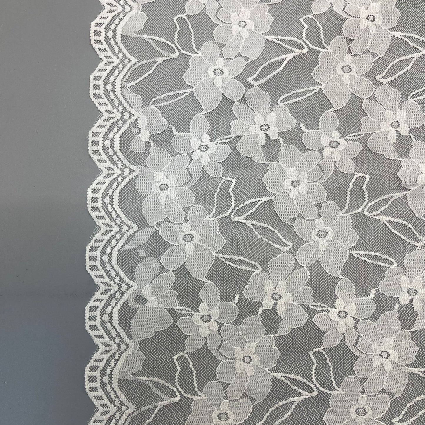 freedombeauty|24CM Wedding Dress Accessories White Lace Elastic Hollow Lace Nylon Trim