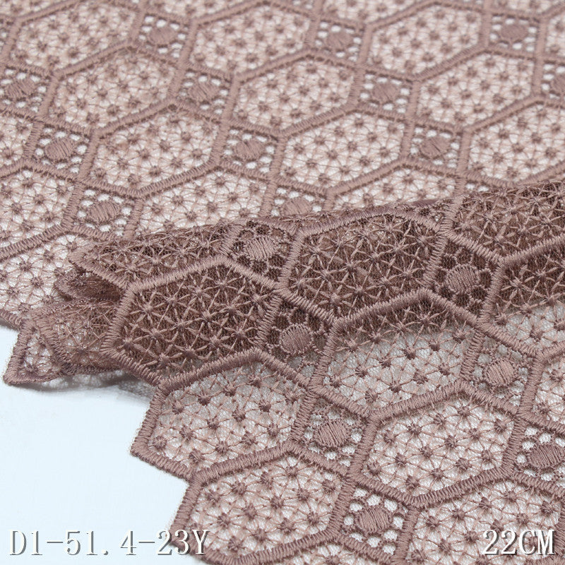 【1pack】-freedombeauty|In Stock Three Colors Available Exquisite Non-Elastic Water-Soluble Lace Trim Sofa Cushion Bedding Accessories