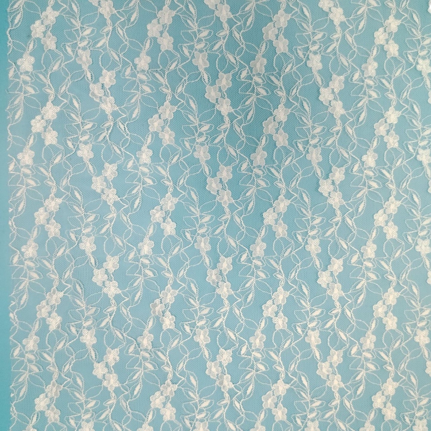 freedombeauty|Plum Blossom Rice Noodles Nylon Stretch Small Flower Thin Lace Fabric Decoration for Lingerie Vest Base Shirt Wedding Dress