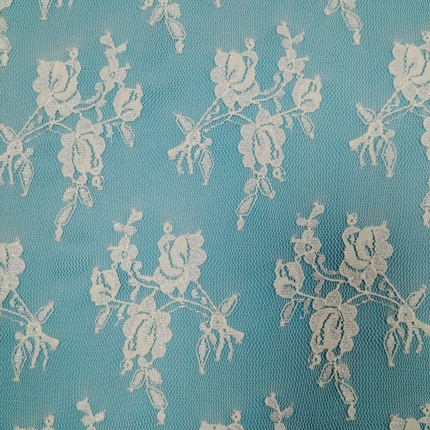 freedombeauty|In Stock Stretch Small Flower Lace Fabric Nylon Stretch Lace Fabric Rose Dress Fabric Lace Trim