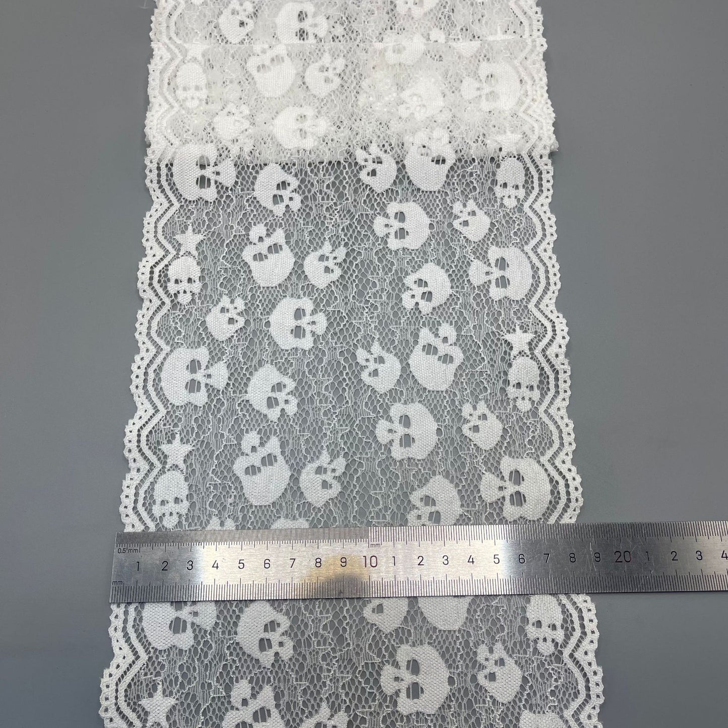 freedombeauty|18CM Wavy Lace Trim for Clothing, Lingerie, Wedding Dress Accessories, DIY Decoration