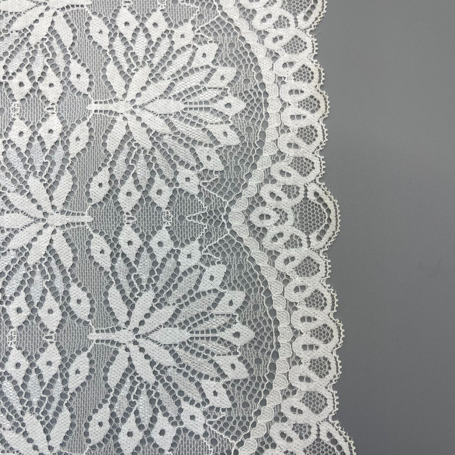 freedombeauty|18CM Elastic Hollow Lace Trim Wedding Dress Nylon Accessories Handmade Decoration