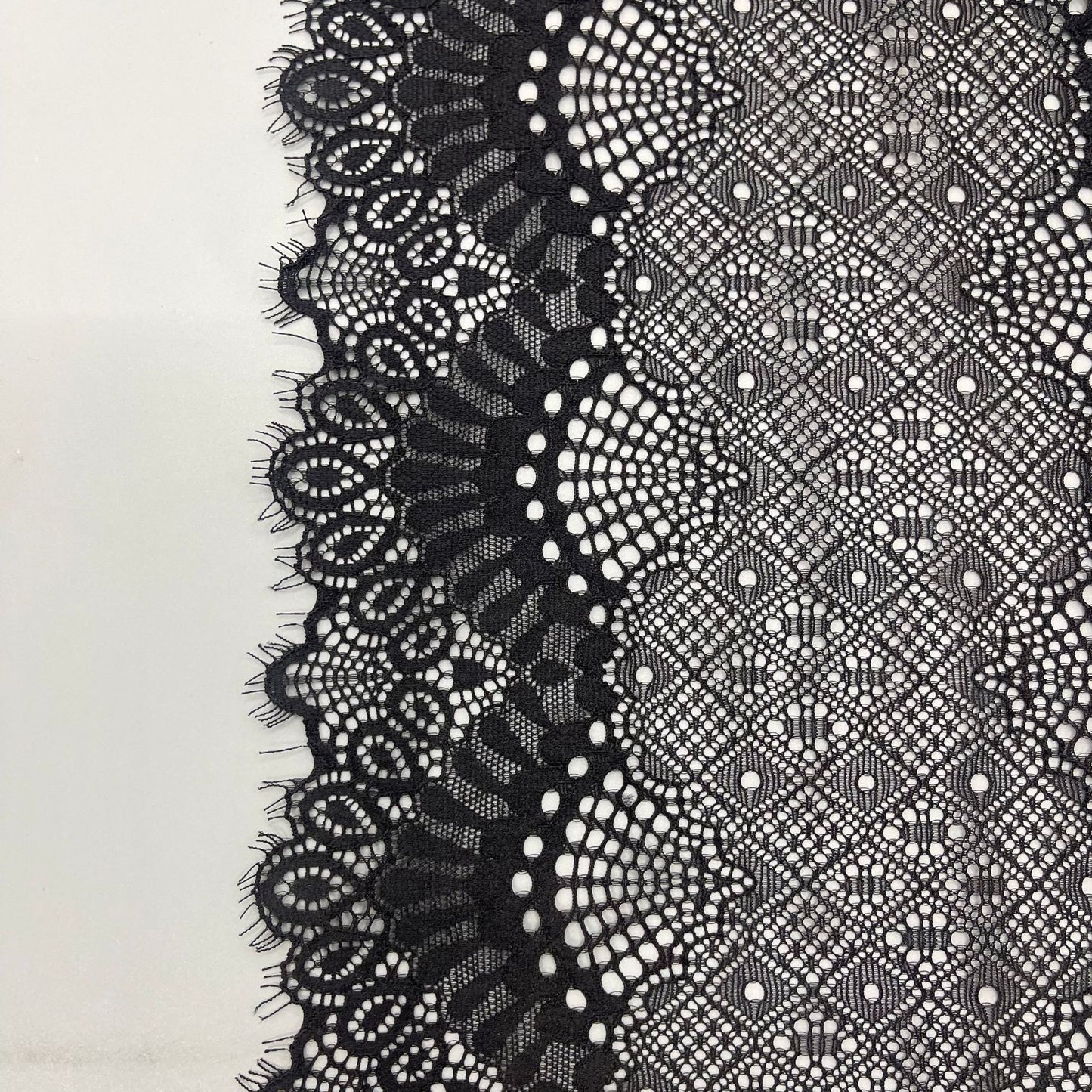 freedombeauty|20CM Elastic Eyelash New Hollow Fabric Eyelash Lace DIY Wedding Dress Lingerie Lace Trim