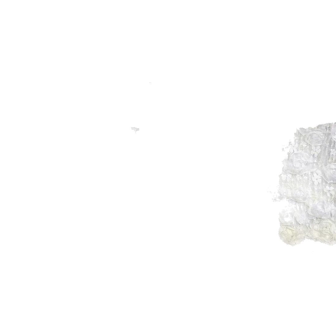 freedombeauty|Full Rope Embroidery Craft Sequin Flower Non-Stretch Chenille Lace Fabric for Women's Cheongsam Wedding Dress Loungewear Fabric