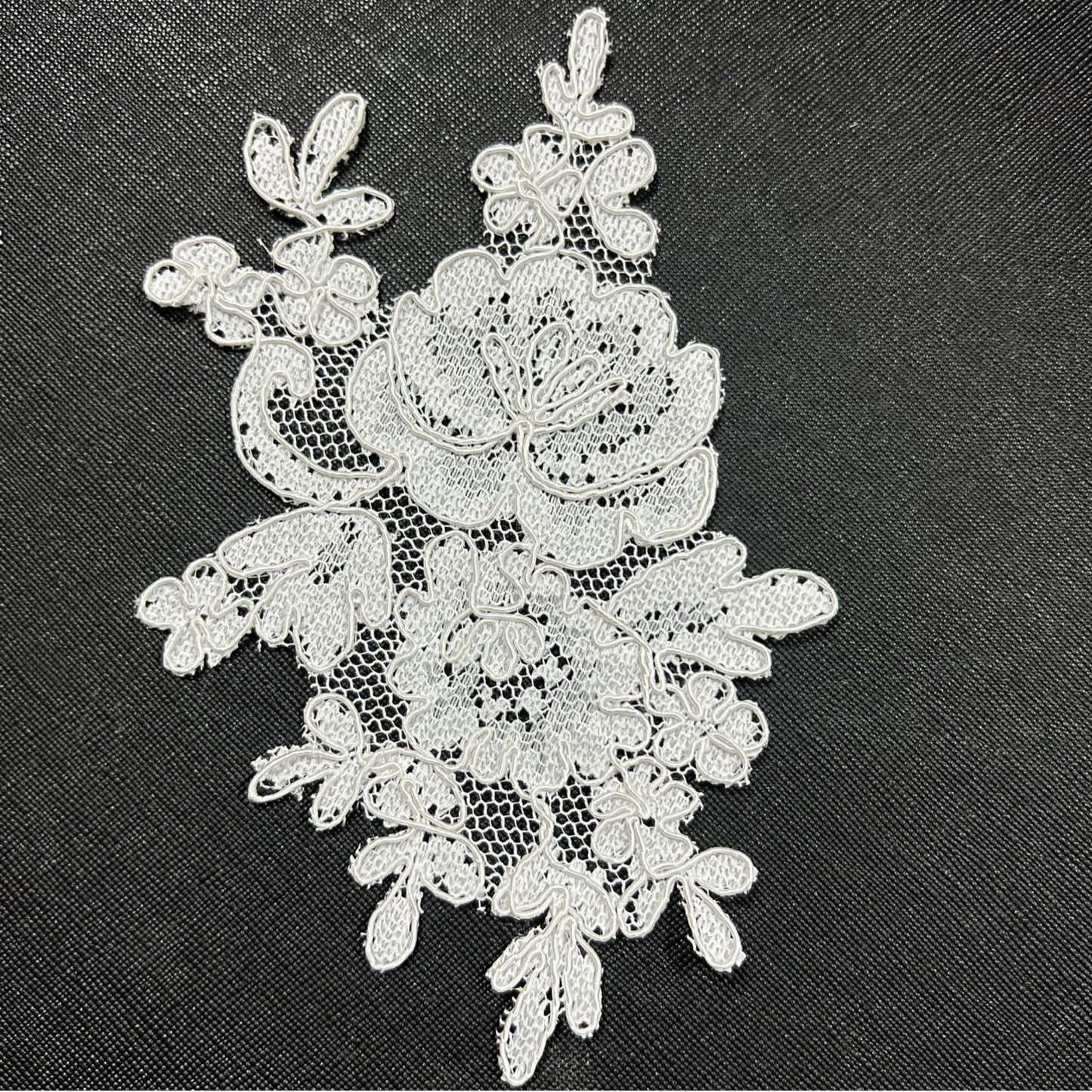 Freedombeauty | in Stock Bone Line Lace Pair Flower Wedding Dress Fashion Decoration Accessories
