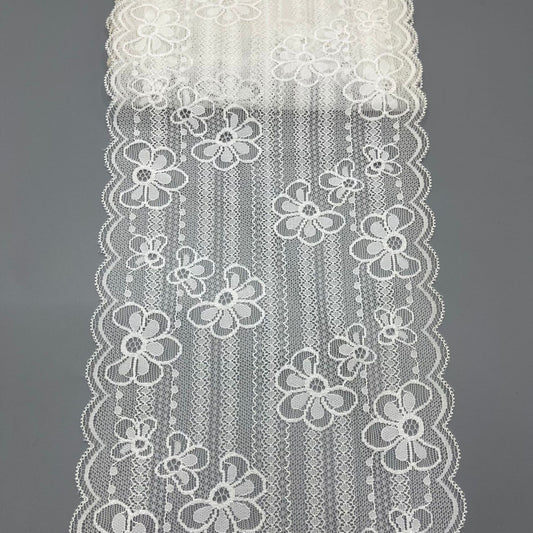 freedombeauty|Nylon Lace Trim Elastic Lace Wedding Dress Undergarment Skirt Hem Accessories