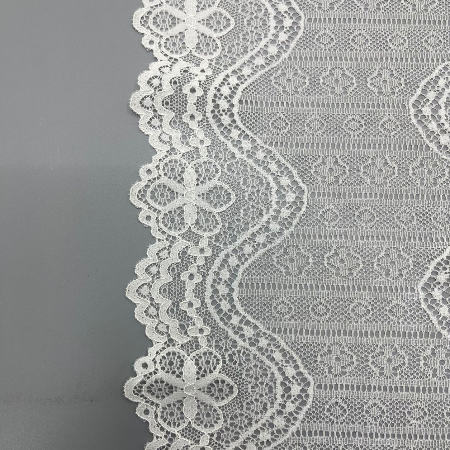 freedombeauty|18cm Lace Trim White Wedding Dress Lace Hollow Lace Nylon Lace Material DIY Handmade