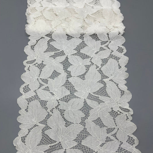 freedombeauty|21CM Lace Trim DIY Handmade Lingerie Wide Lace Trim Accessories Wedding Dress Decoration, Neckline, Hem