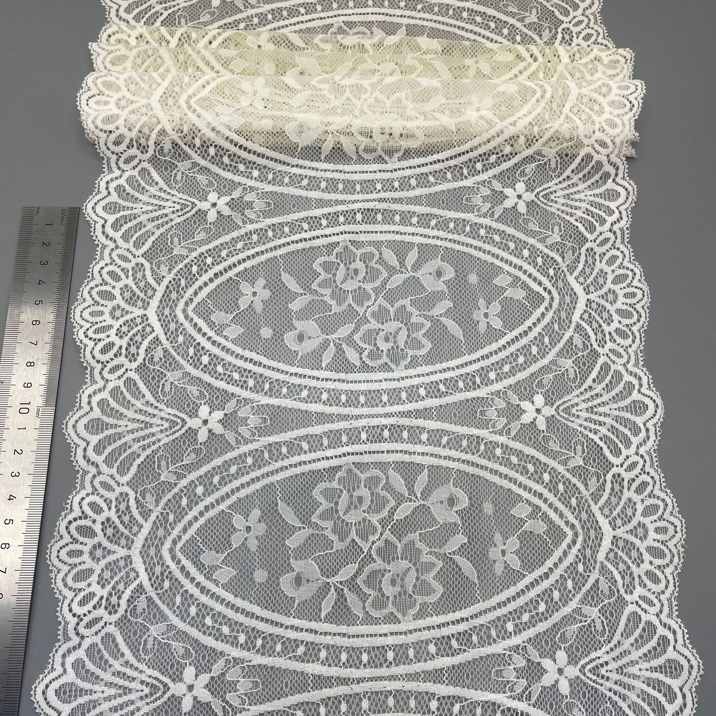 freedombeauty|25CM French Water-Soluble Lace Trim Clothing Lingerie Accessories DIY Wedding Dress Decoration Collaboration