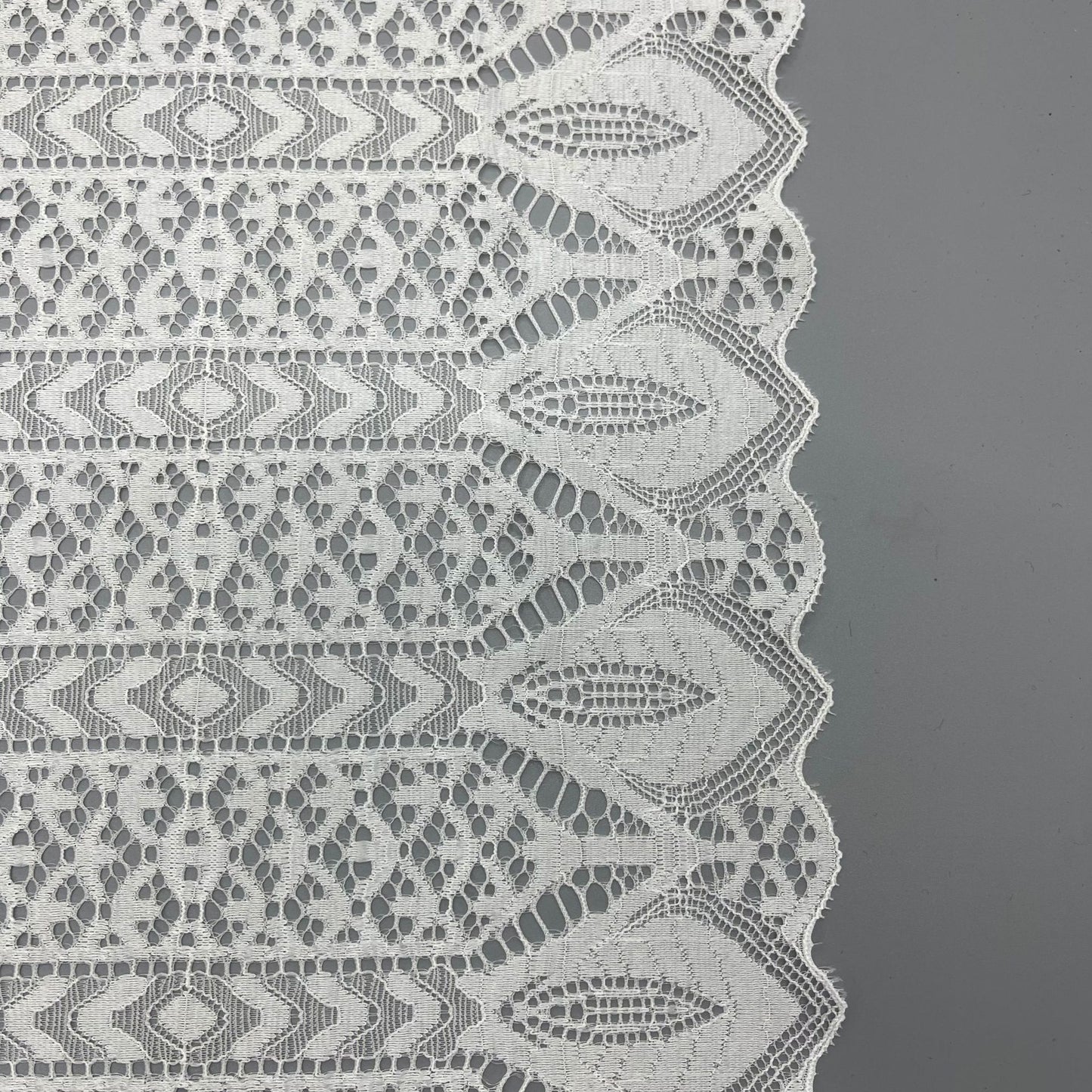 freedombeauty|21CM High-end White Stretch Hollow Lace Nylon Lace Wedding Dress Making Accessories Lace Trim