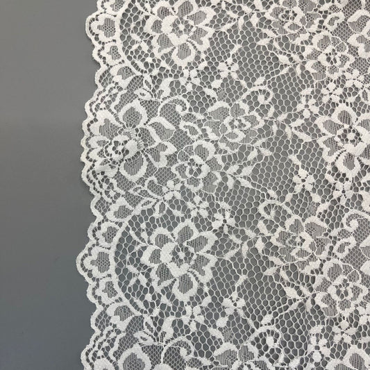 freedombeauty|21CM High Elastic Lace Trim for Lingerie Skirts Gloves Socks Bags Accessories