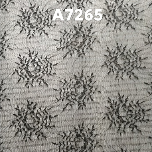 freedombeauty|In Stock Stretch Thin Nylon Lace Fabric Curvy Floral Pattern Underwear Vest Base Shirt Wedding Dress Fabric