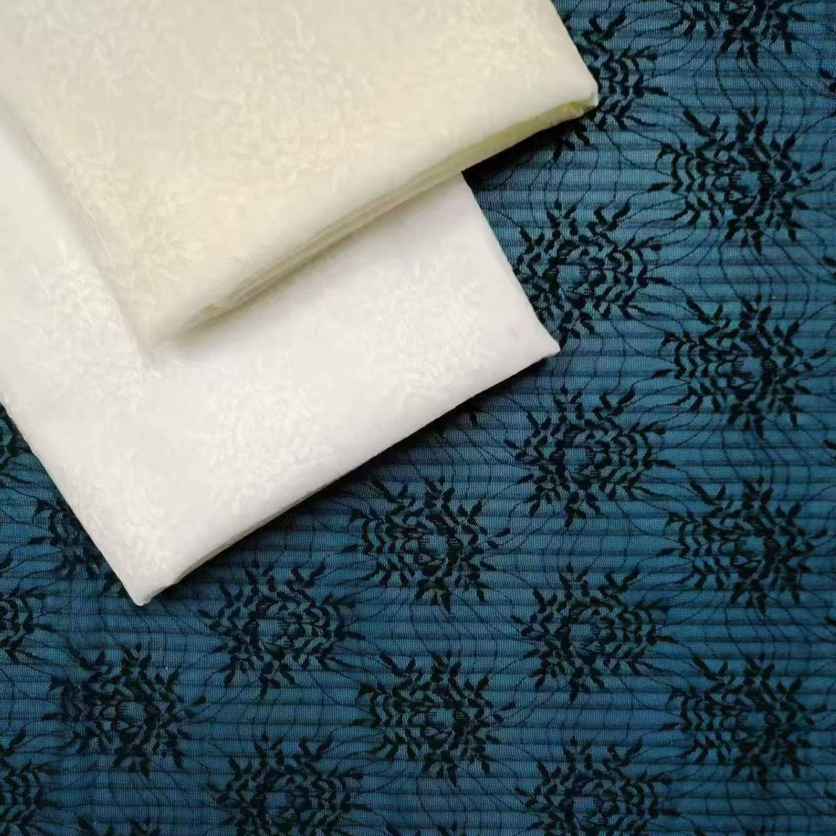 freedombeauty|In Stock Stretch Thin Nylon Lace Fabric Curvy Floral Pattern Underwear Vest Base Shirt Wedding Dress Fabric