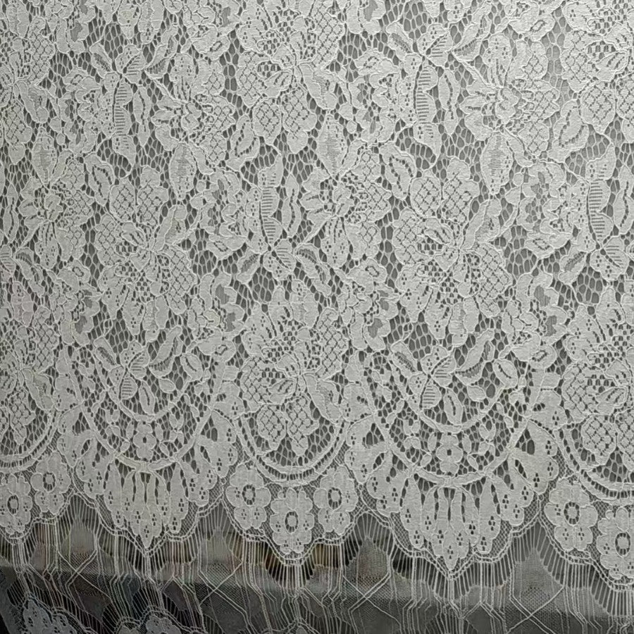 freedombeauty|155CM Long Strand Cotton Fabric Eyelash for Wedding Dress Skirt Top Children's Clothing Decoration Accessories Set