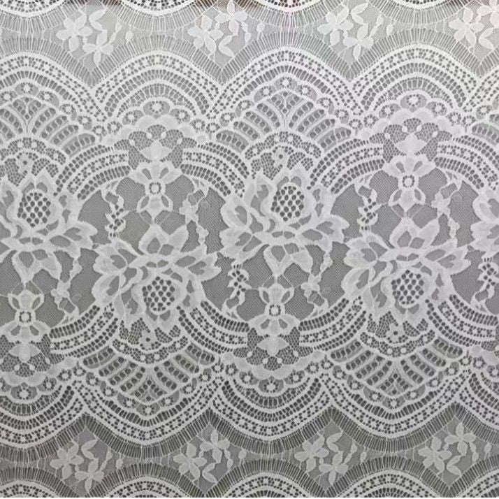 freedombeauty|New Nylon Eyelash Fabric Lace T-Shirt Clothing Wedding Dress Children's Dress Lace Full Skirt High-end Skirt Various Decorations