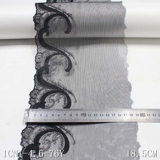 【1pack】-freedombeauty|Three-Color Gold Thread Polyester Embroidery Trim Accessories for Curtains and Clothing Decoration Textile Accessories