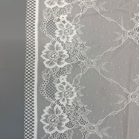freedombeauty|24CM Nylon Lace Trim Elastic Lace Wedding Dress Underwear Skirt Accessories Materials