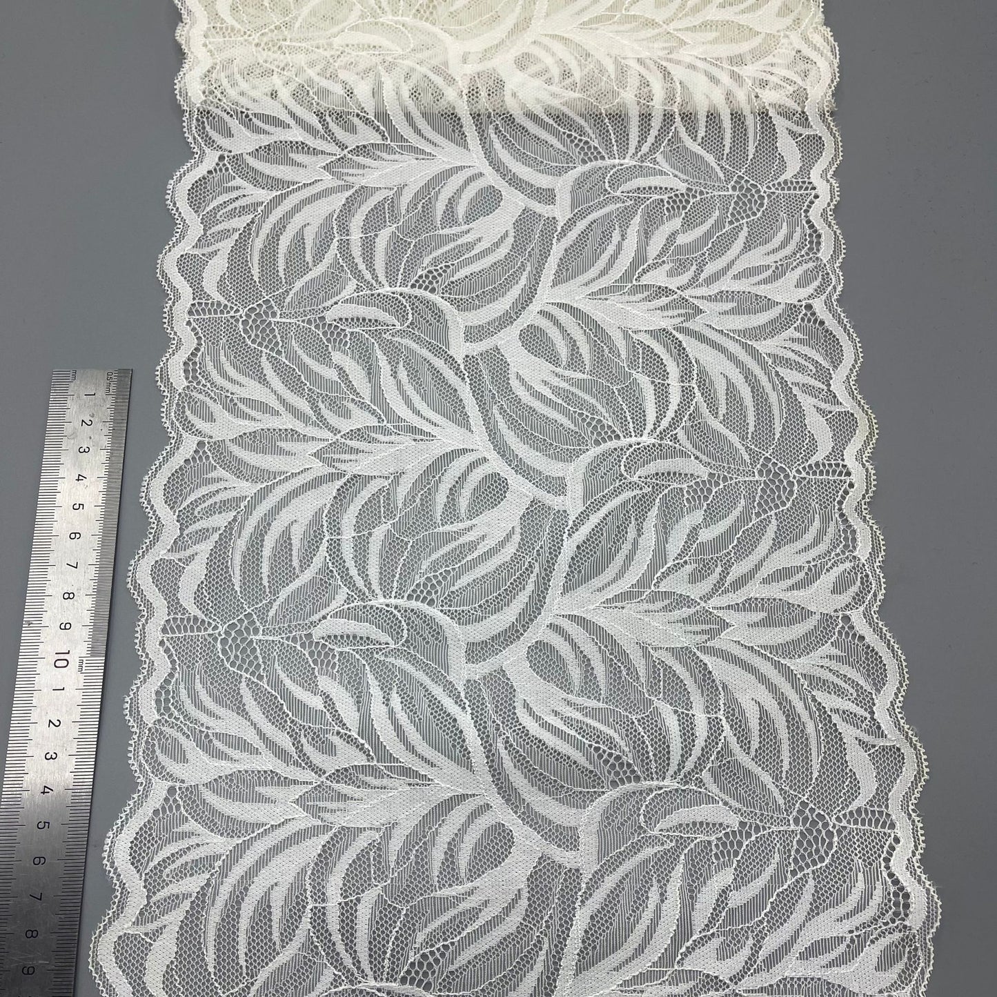 freedombeauty|24CM Hollow Lace Trim White Wedding Dress Lace Nylon Decoration Clothing Accessories