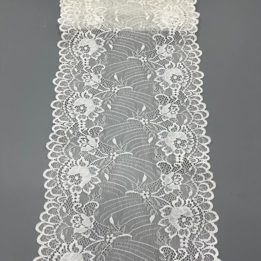 freedombeauty|18cm Underwear Handmade Wedding Dress Accessories Pure White Hollow Lace Nylon Lace Trim Accessories Lace