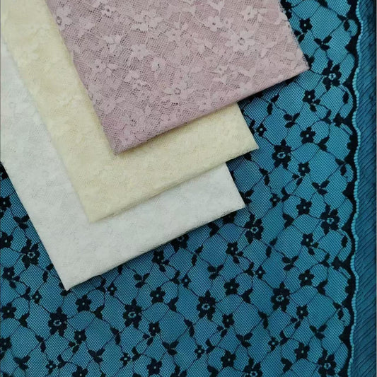 freedombeauty|New Polyester Lace Non-Elastic Small Plum Blossom Decorative Pocket Children's Skirt Underwear Lace High-End Skirt Bag Cuff T