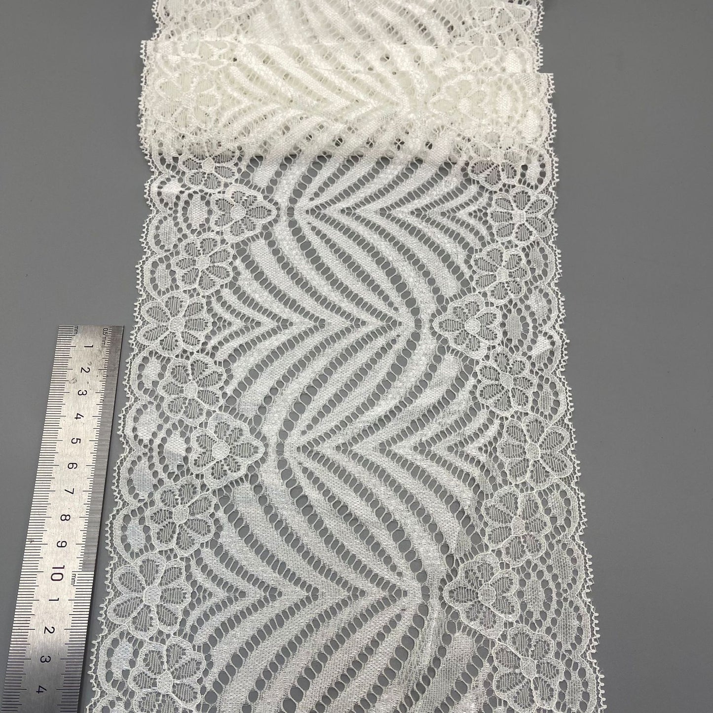 freedombeauty|30cm Lace Trim for Underwear and Wedding Dresses, Nylon Hollow Lace Trim, DIY Clothing Accessories Edging