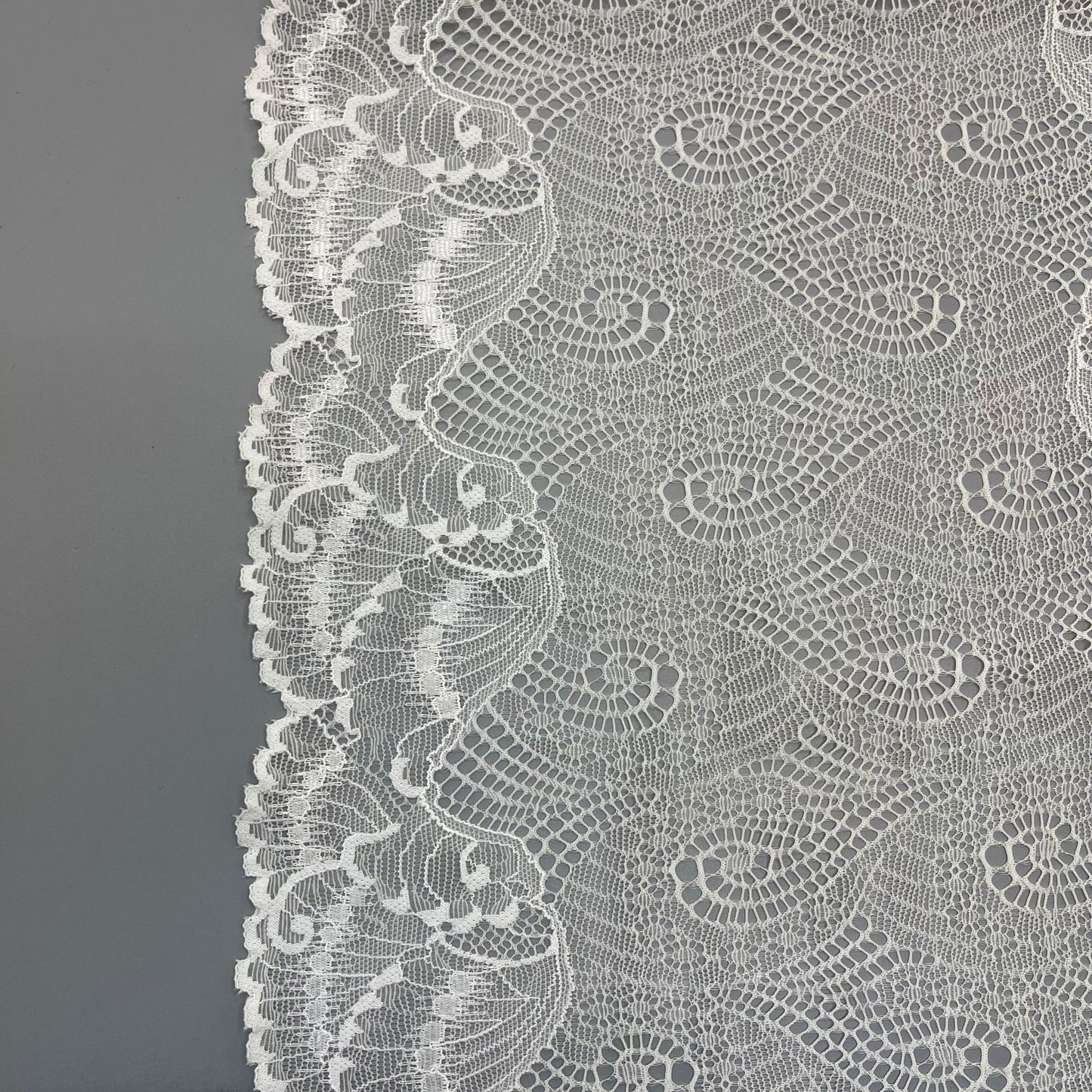 freedombeauty|24CM Wavy Edge Lace Trim Clothing Lingerie Decoration Wedding Dress Accessories DIY Supply