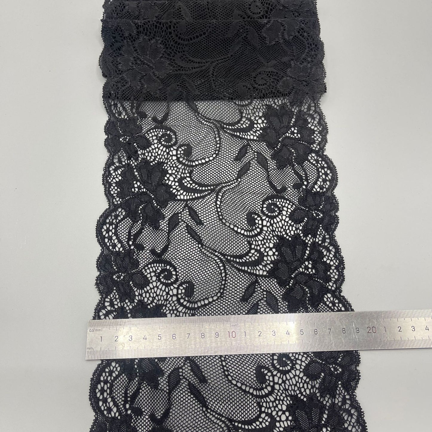 freedombeauty|18cm Lace Trim for Underwear and Wedding Dresses, Nylon Stretch Lace Trim, DIY Clothing Accessories