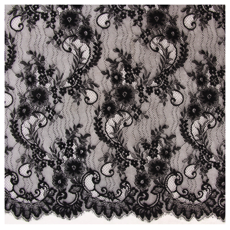 FREEDOMBEAUTY | Factory direct sales of wedding accessories, hot-selling nylon fashion wedding lace fabric, dress eyelashes lace
