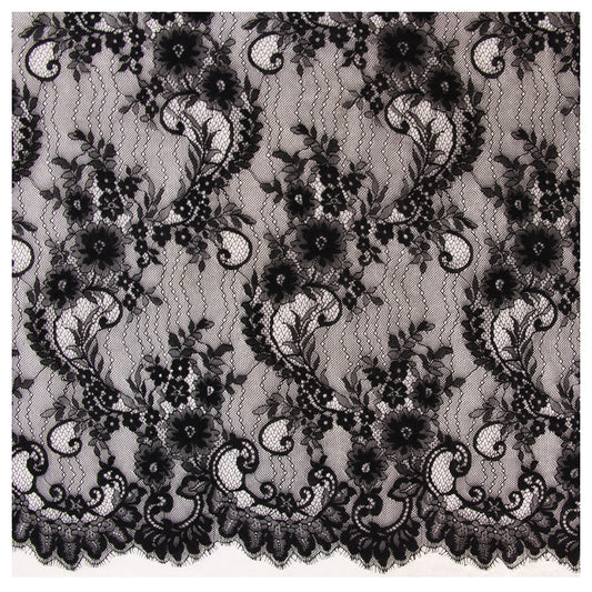 FREEDOMBEAUTY | Factory direct sales of wedding accessories, hot-selling nylon fashion wedding lace fabric, dress eyelashes lace