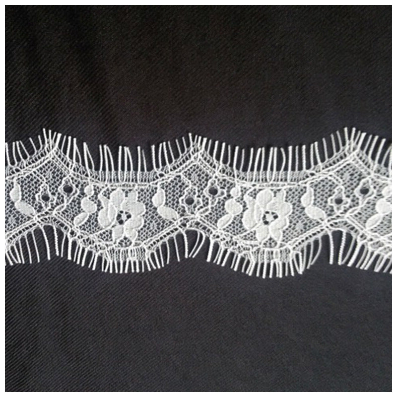FREEDOMBEAUTY | Spot direct sales popular eyelash lace 5cm non-elastic lace DIY clothing accessories lace lace