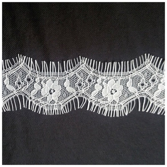 FREEDOMBEAUTY | Spot direct sales popular eyelash lace 5cm non-elastic lace DIY clothing accessories lace lace