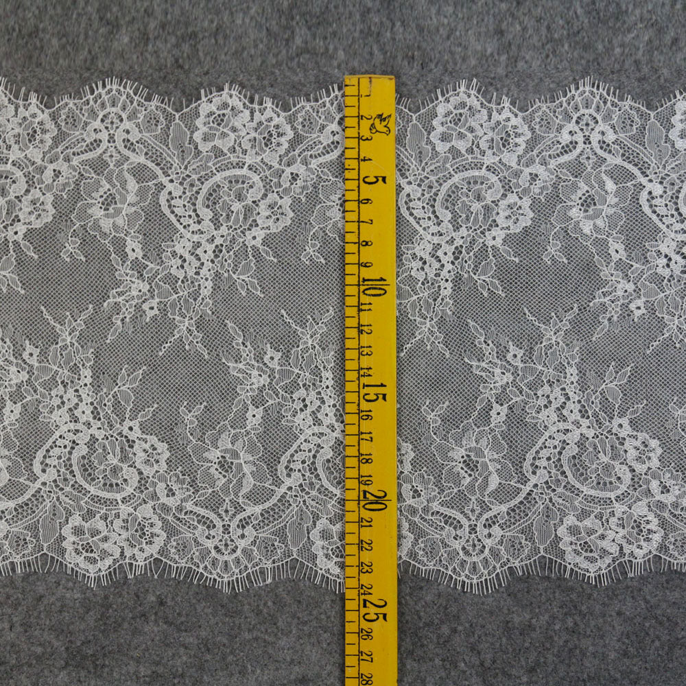 FREEDOMBEAUTY | Fashion hot-selling eyelash lace, women's dress lace splicing accessories, hollow positioning lace