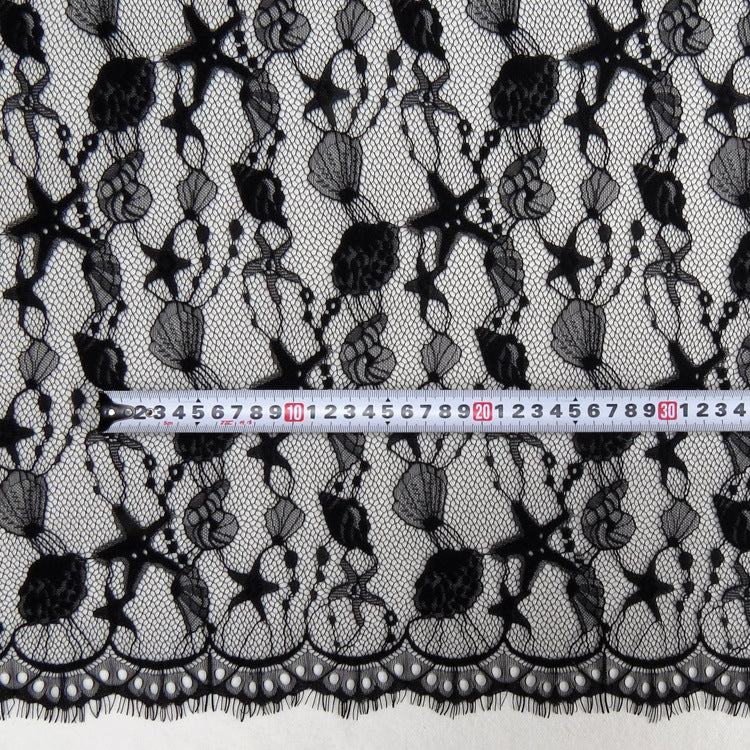 FREEDOMBEAUTY | Starfish shell pattern quality lace, new sea world pattern fashion women's lace
