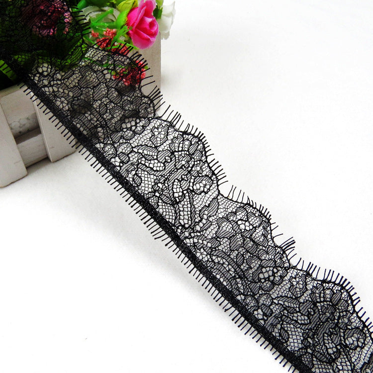 FREEDOMBEAUTY | New small flower unilateral 5.2cm hollow pajamas underwear eyelashes lace DIY wedding accessories lace