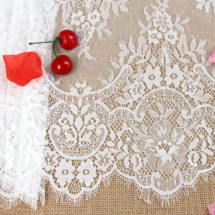 FREEDOMBEAUTY | 41cm factory wholesale lace lace clothing accessories, eyelash lace lace fabric, knitted lace strap